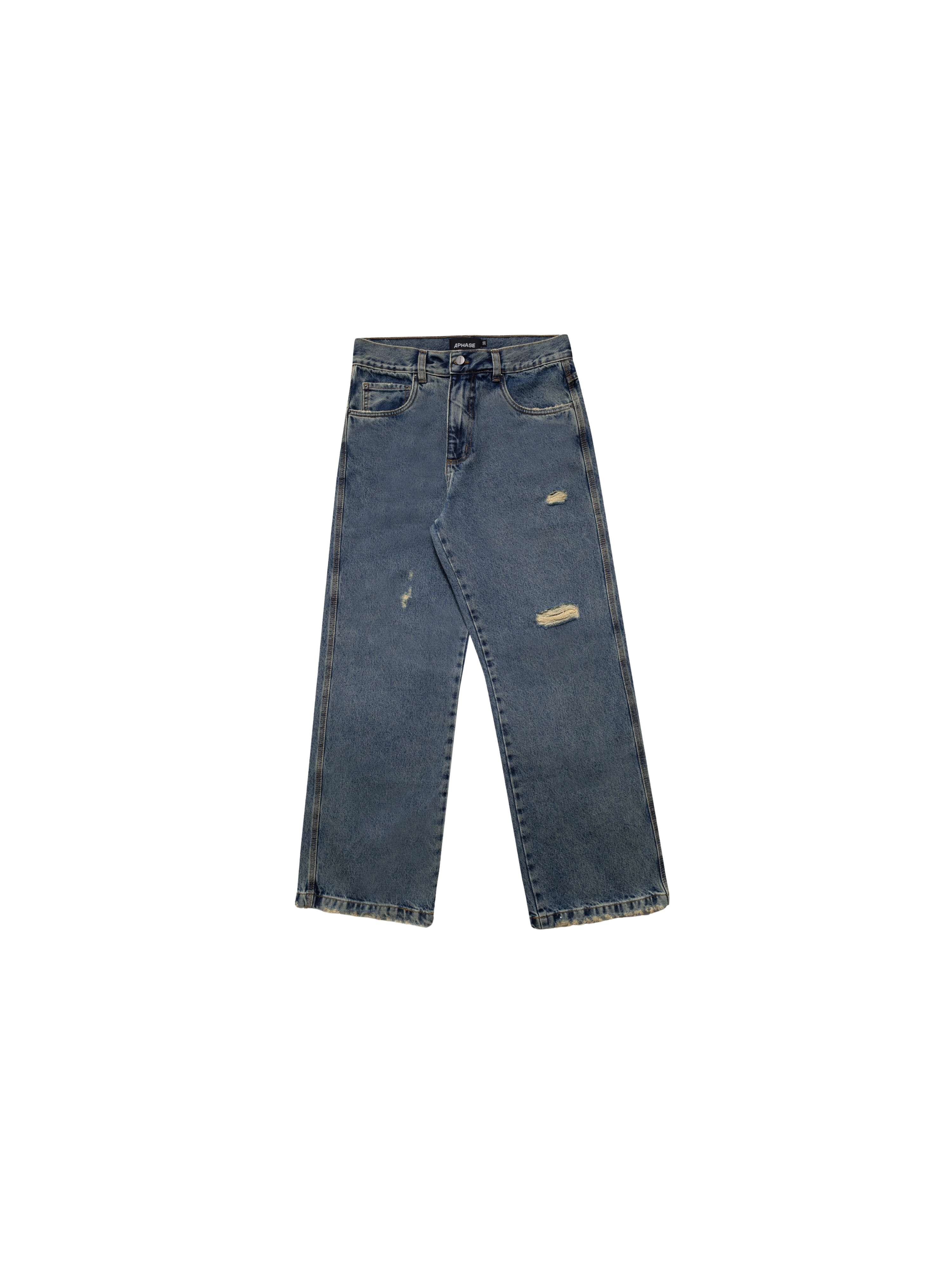 Straight Denim Pants "Vintage Blue"
